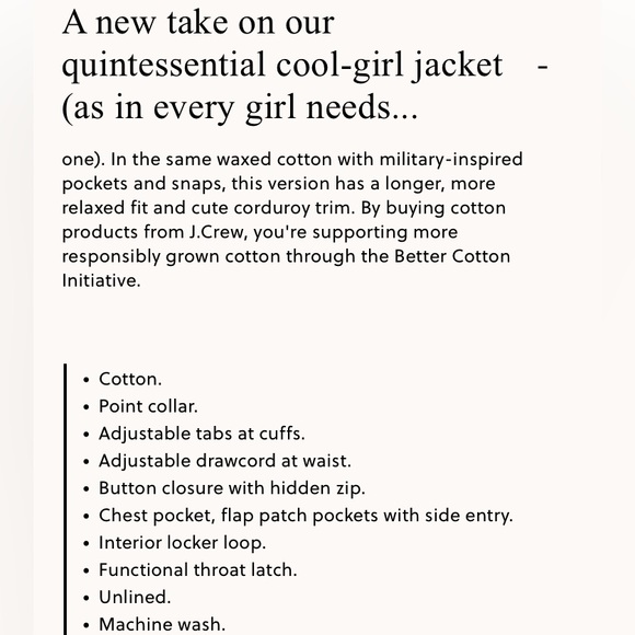 Like New J. Crew Navy Blue Classic Field Jacket - Picture 11 of 11